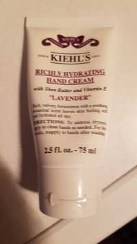 KIEHL'S - Richly hydrating hand cream lavender