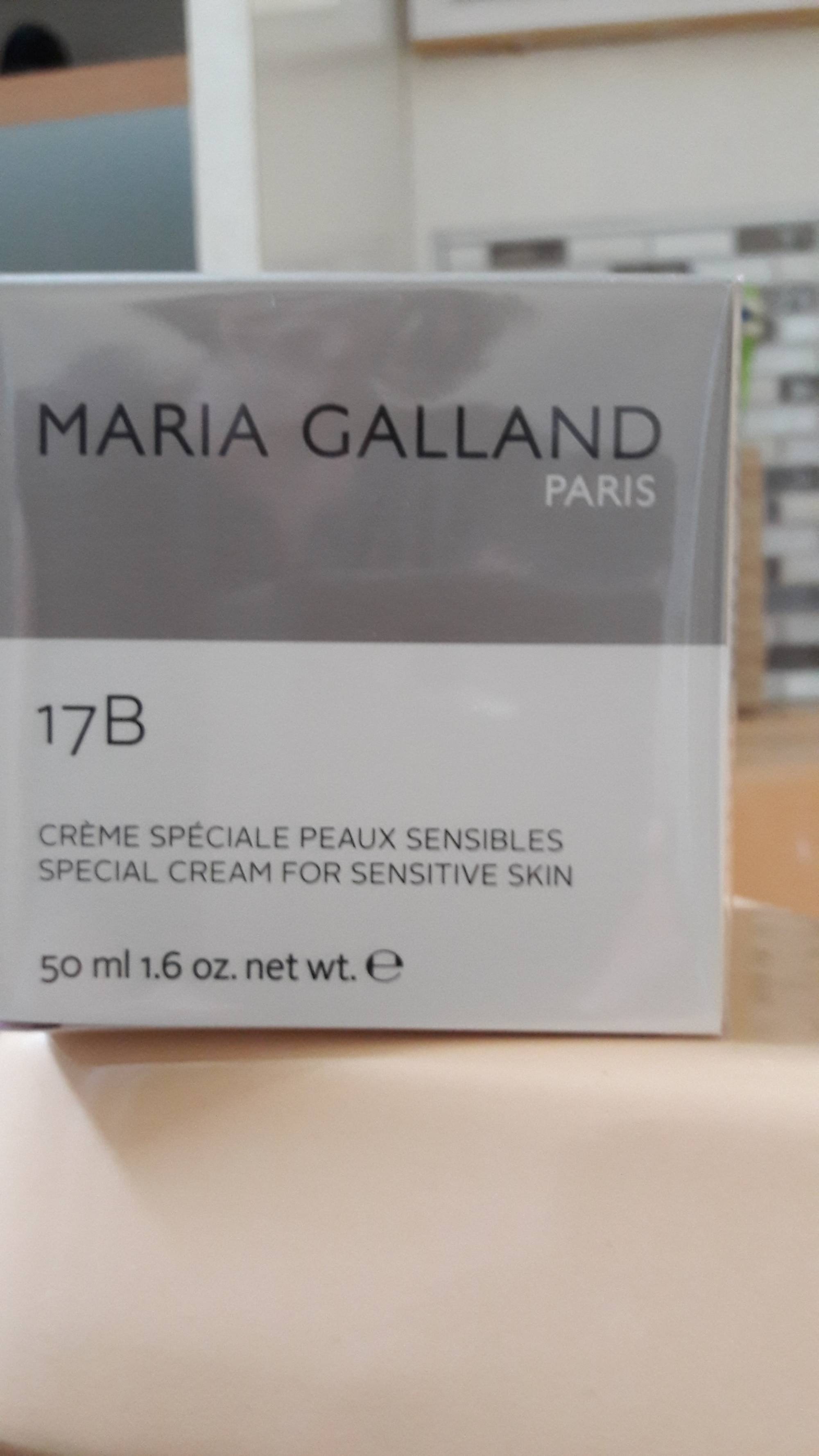 MARIA GALLAND - Crème spéciale peaux sensibles 17B