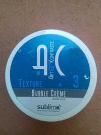 SUBLIMO - Art & contraste - Texture bubble crème