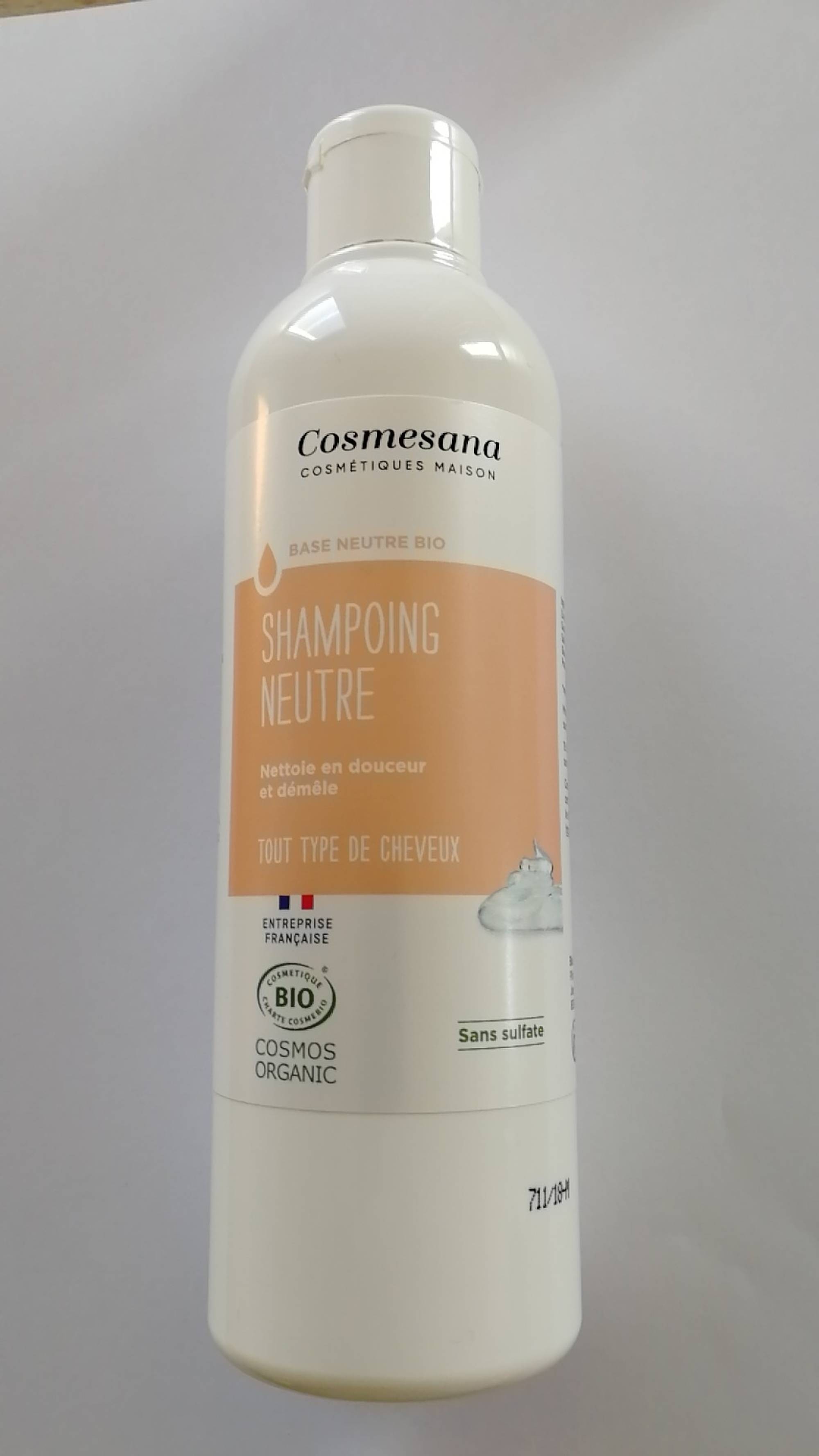 COSMESANA - Shampoing neutre pour tout type de cheveux