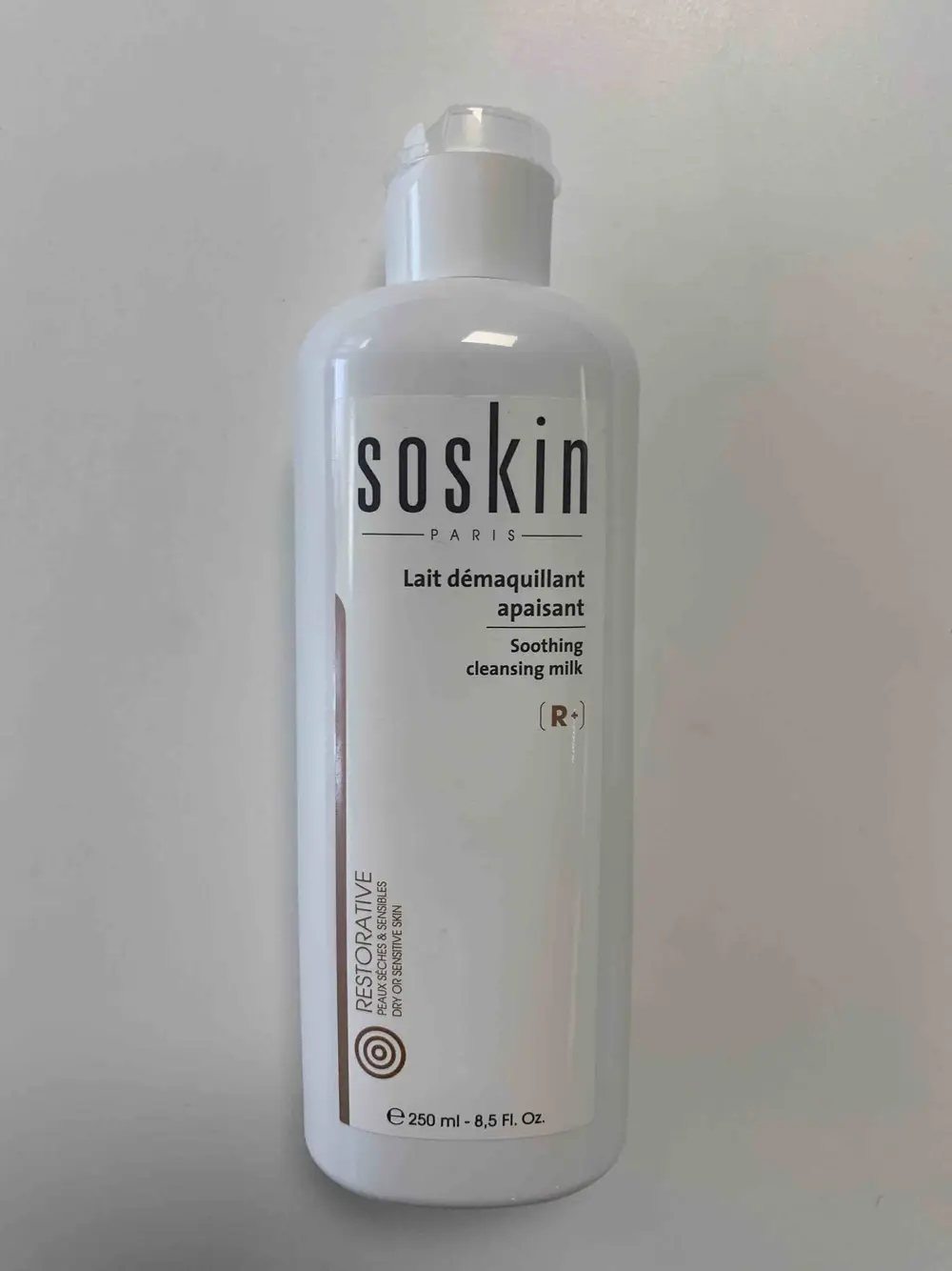 SOSKIN - Lait démaquillant apaisant - Restorative