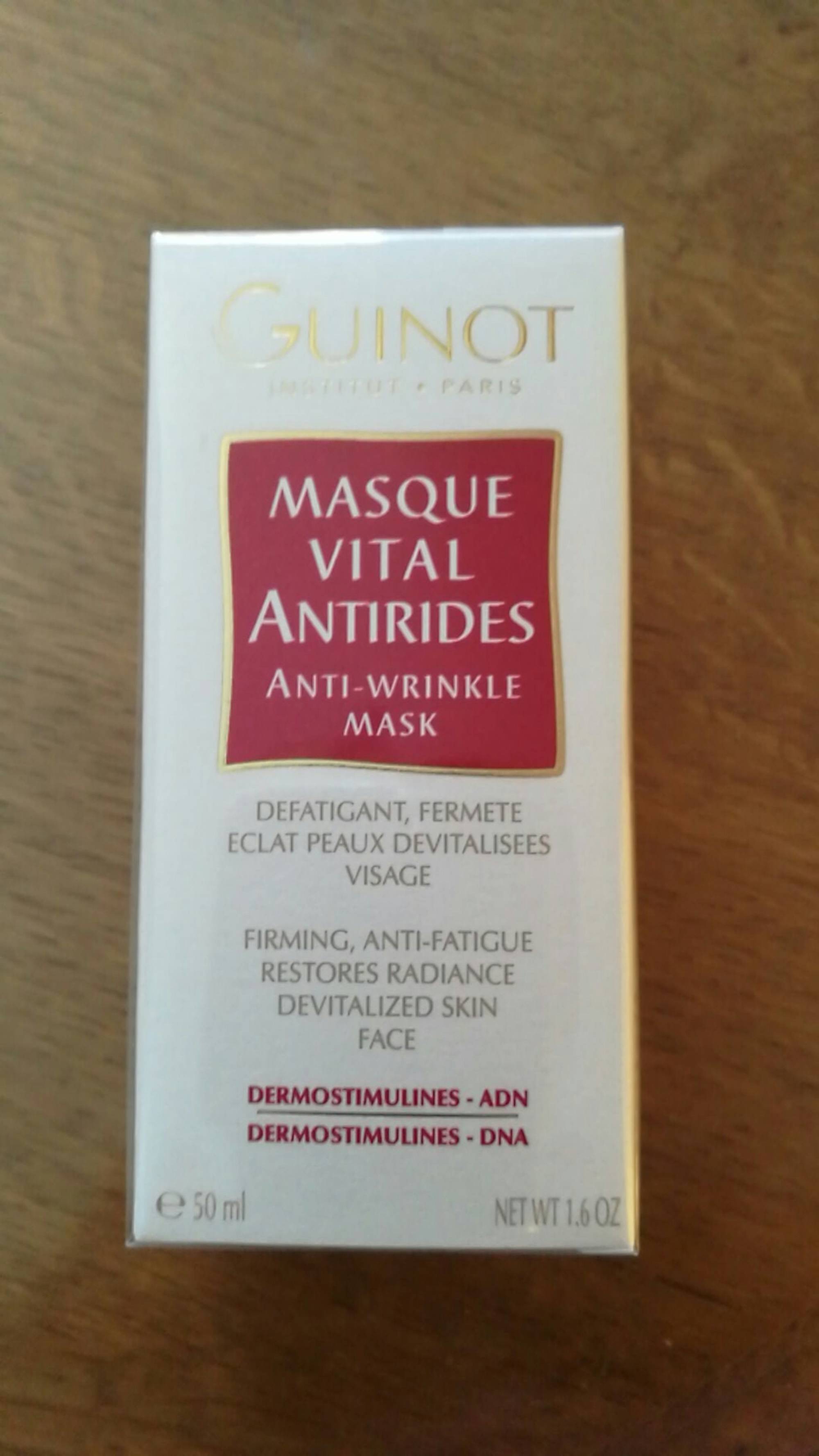 GUINOT - Masque vital antirides