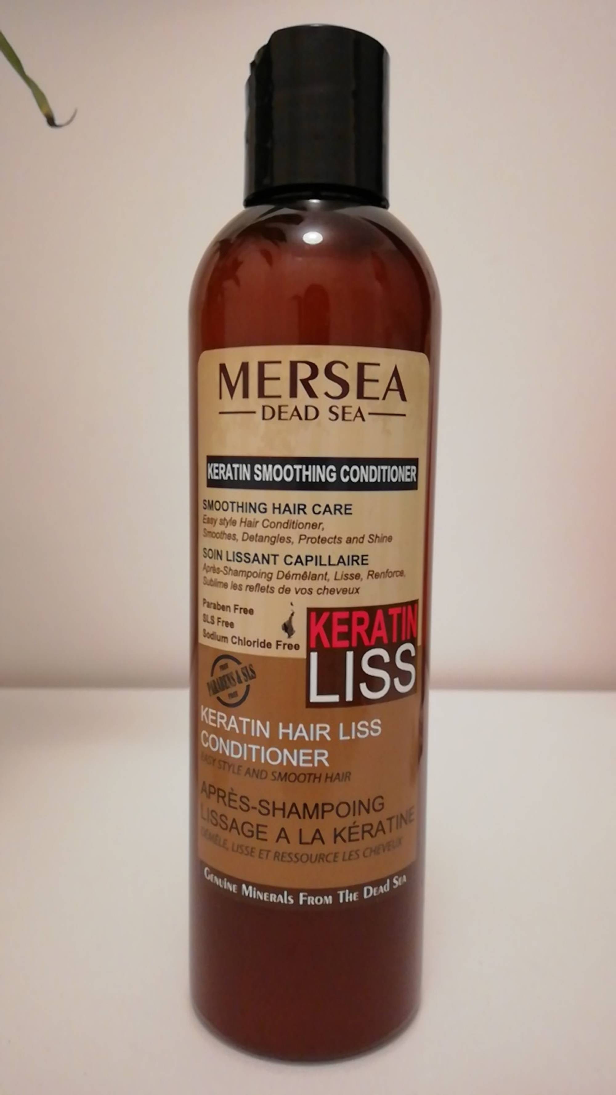 MERSEA DEAD SEA - Après-shampooing lissage à la kératine
