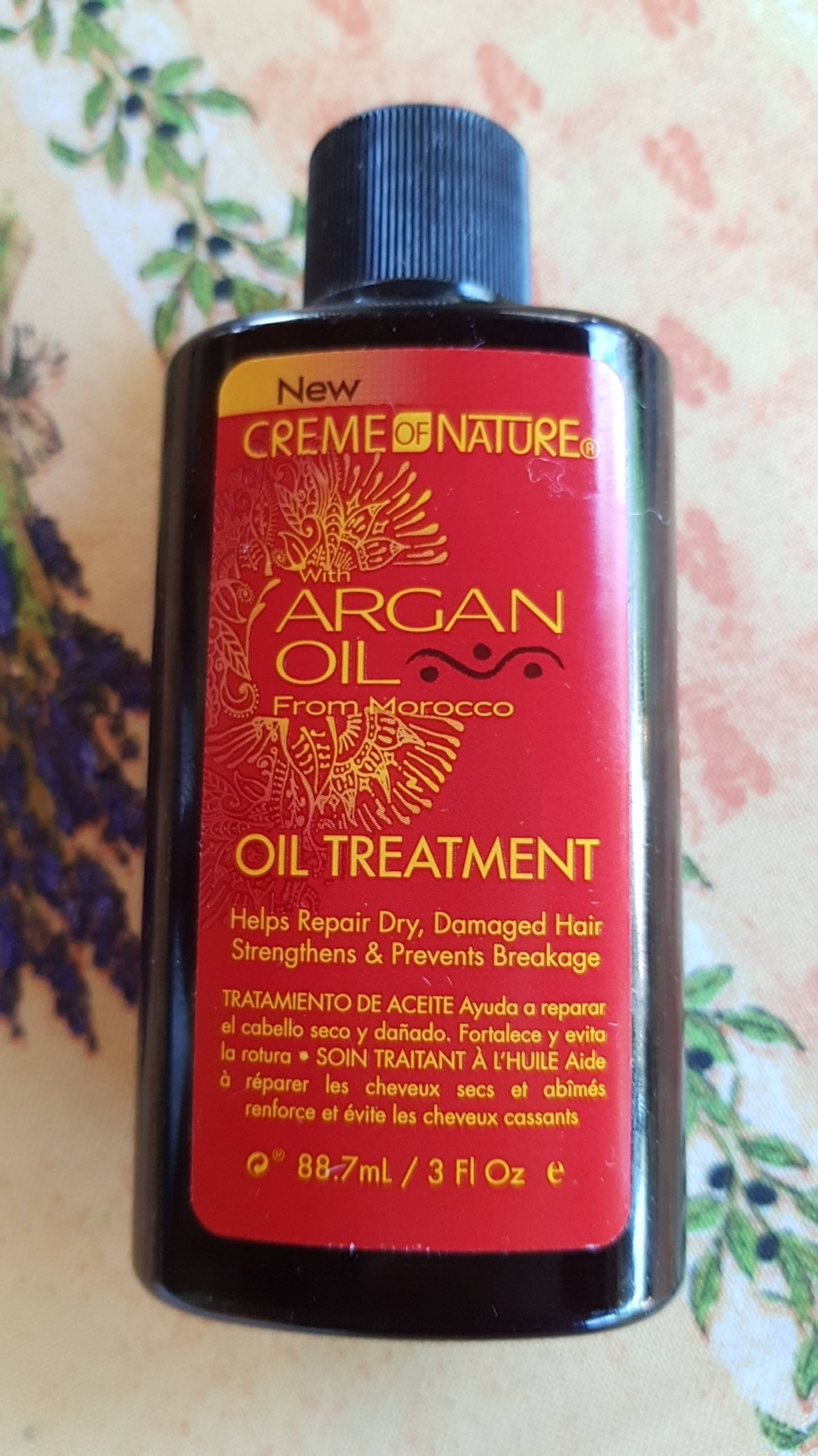 CREME OF NATURE - Argan oil - Oil treatment 