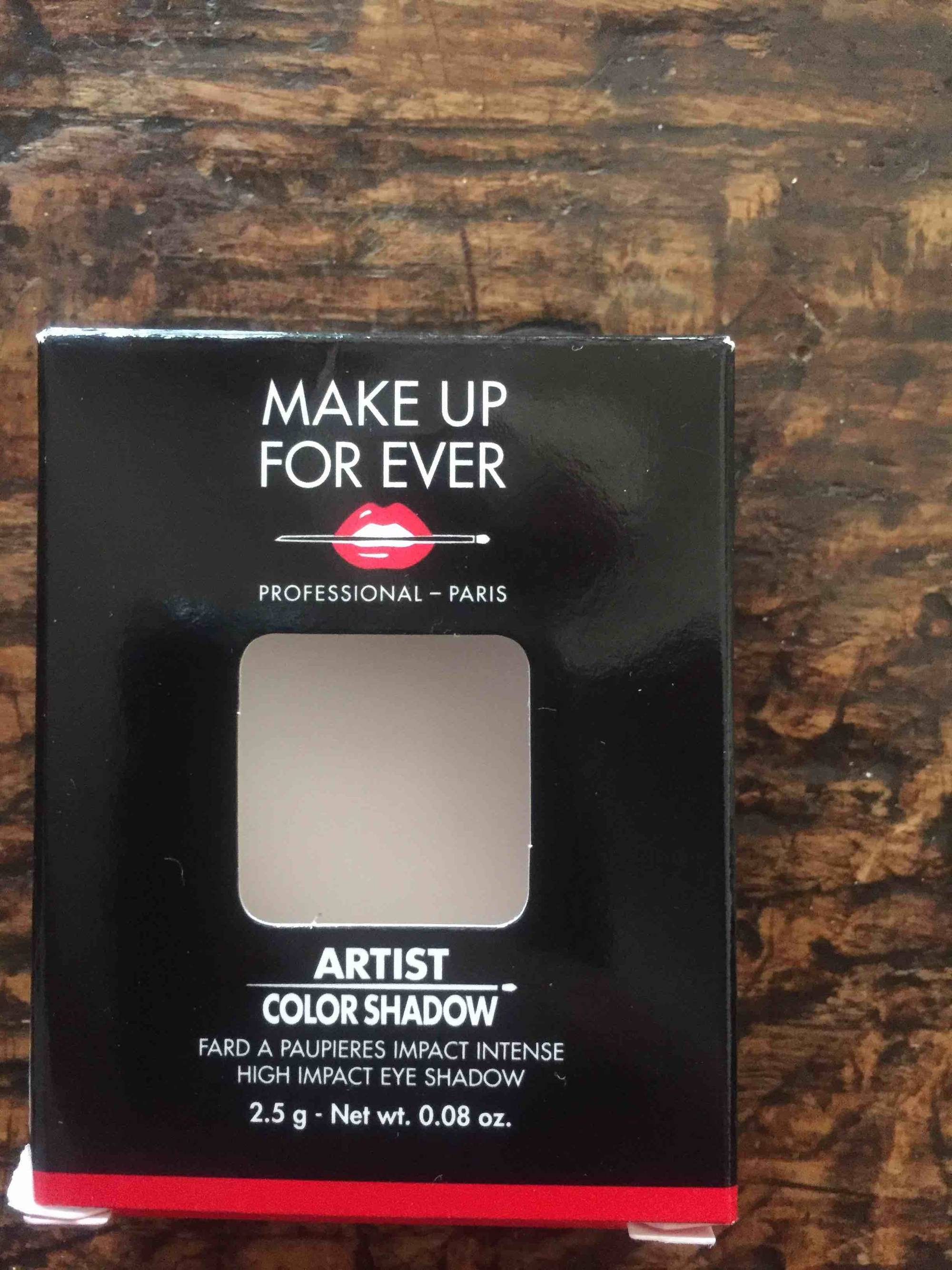 MAKE UP FOR EVER - Artist color shadow - Fard à paupières impact intense