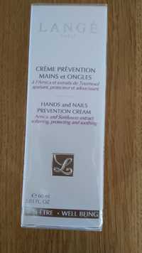 LANGÉ - Crème prévention mains et ongles