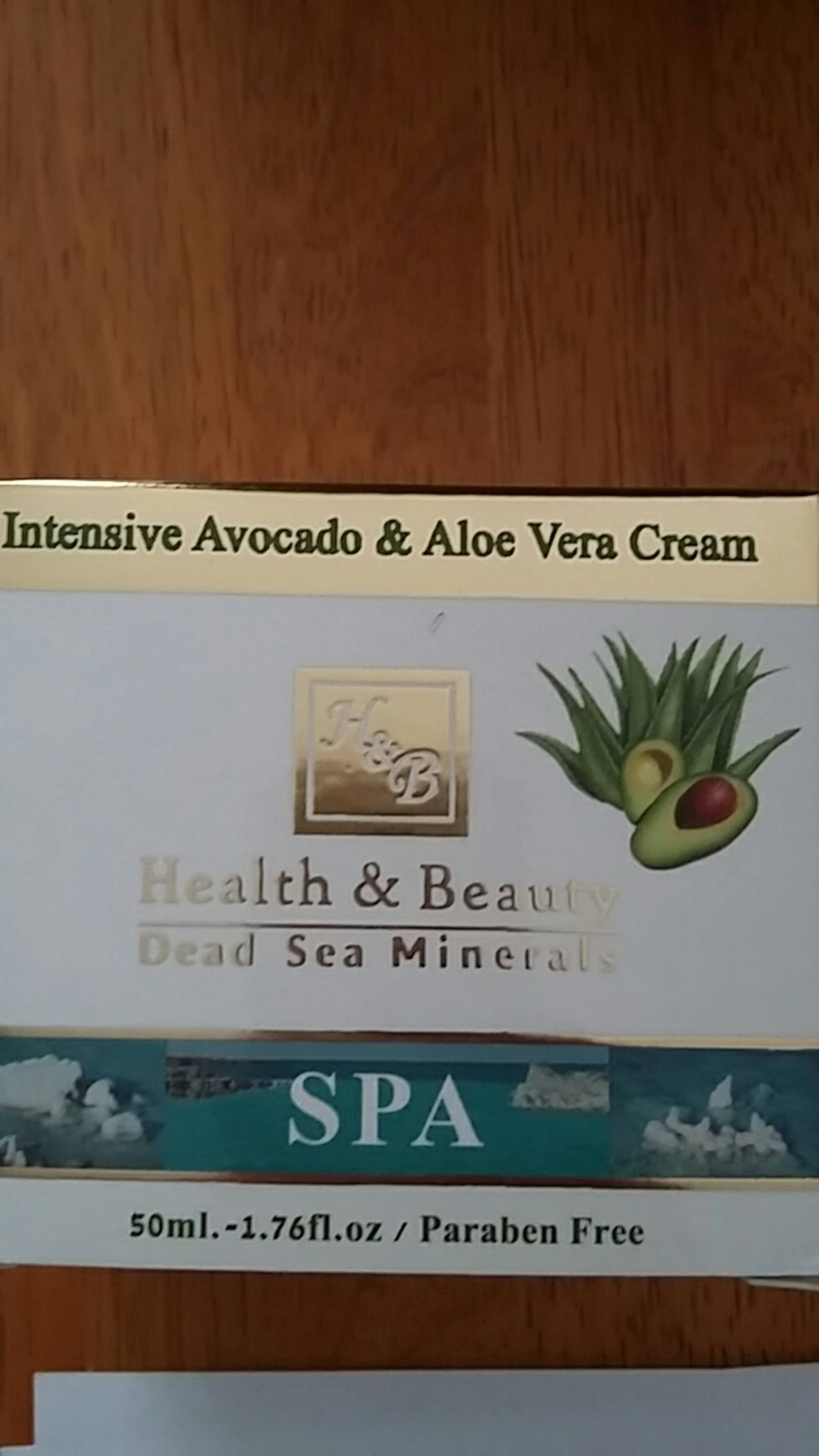 HEALTH & BEAUTY - Intensive avocado & aloe vera cream