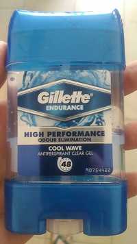 GILLETTE - Endurance - Antiperspirant clear gel