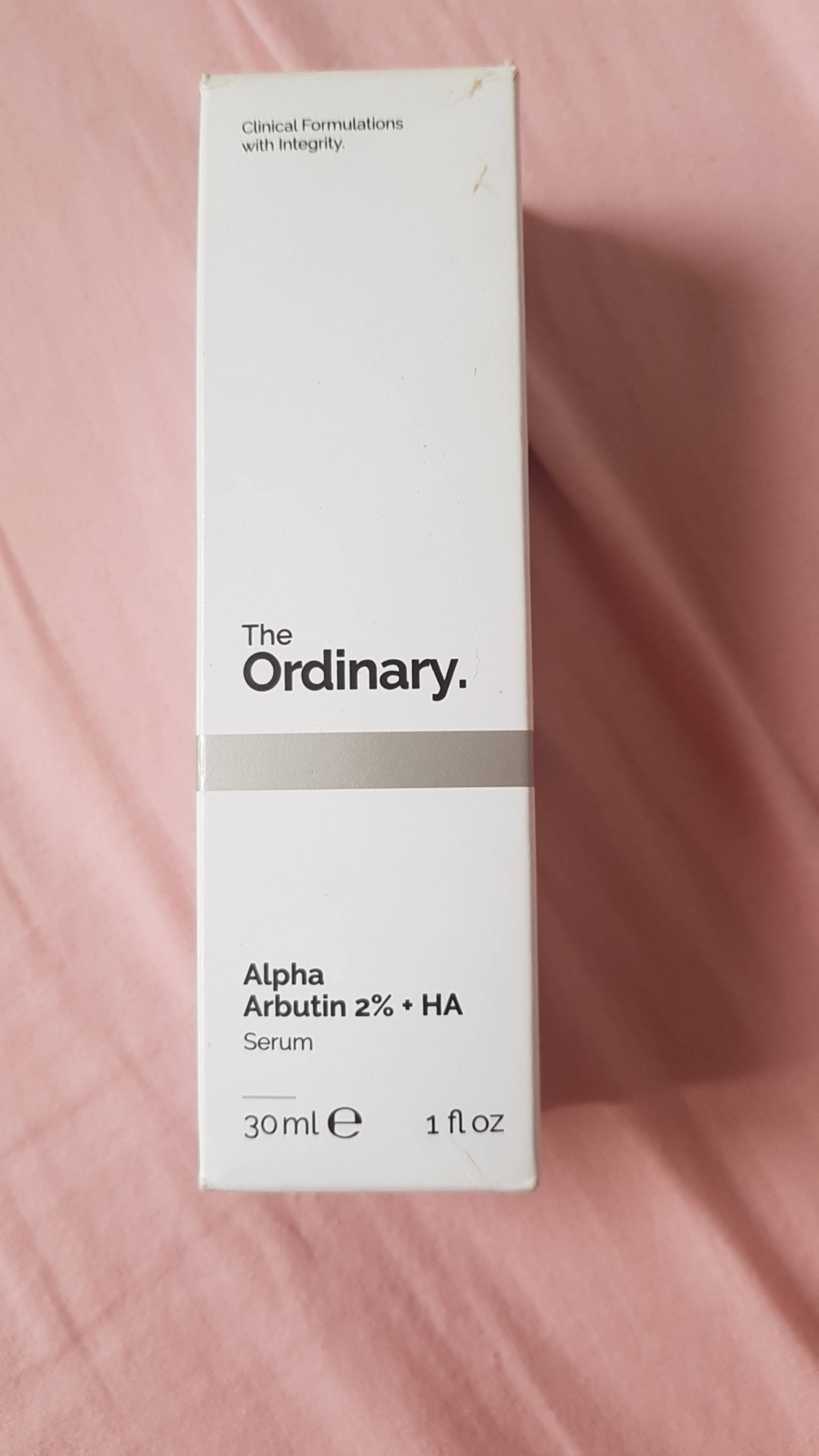 THE ORDINARY - Alpha arbutin 2% + HA - Sérum