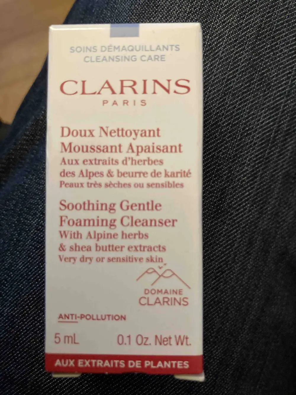 CLARINS PARIS - Doux nettoyant moussant apaisant