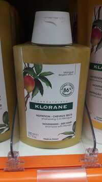 KLORANE - Nutrition cheveux secs - Shampooing à la mangue