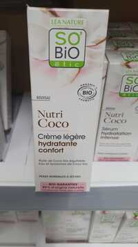 SO'BIO ÉTIC - Nutri coco - Crème légère hydratante confort