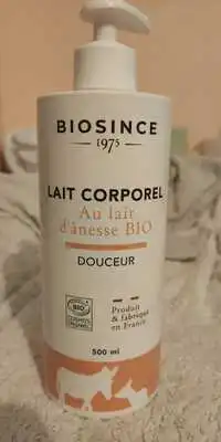 BIO SINCE - Lait corporel au lait d'ânesse bio