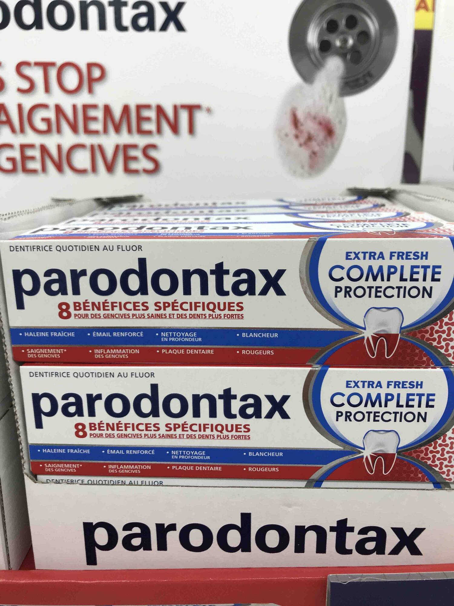 PARODONTAX - Extra fresh complète protection - Dentifrice
