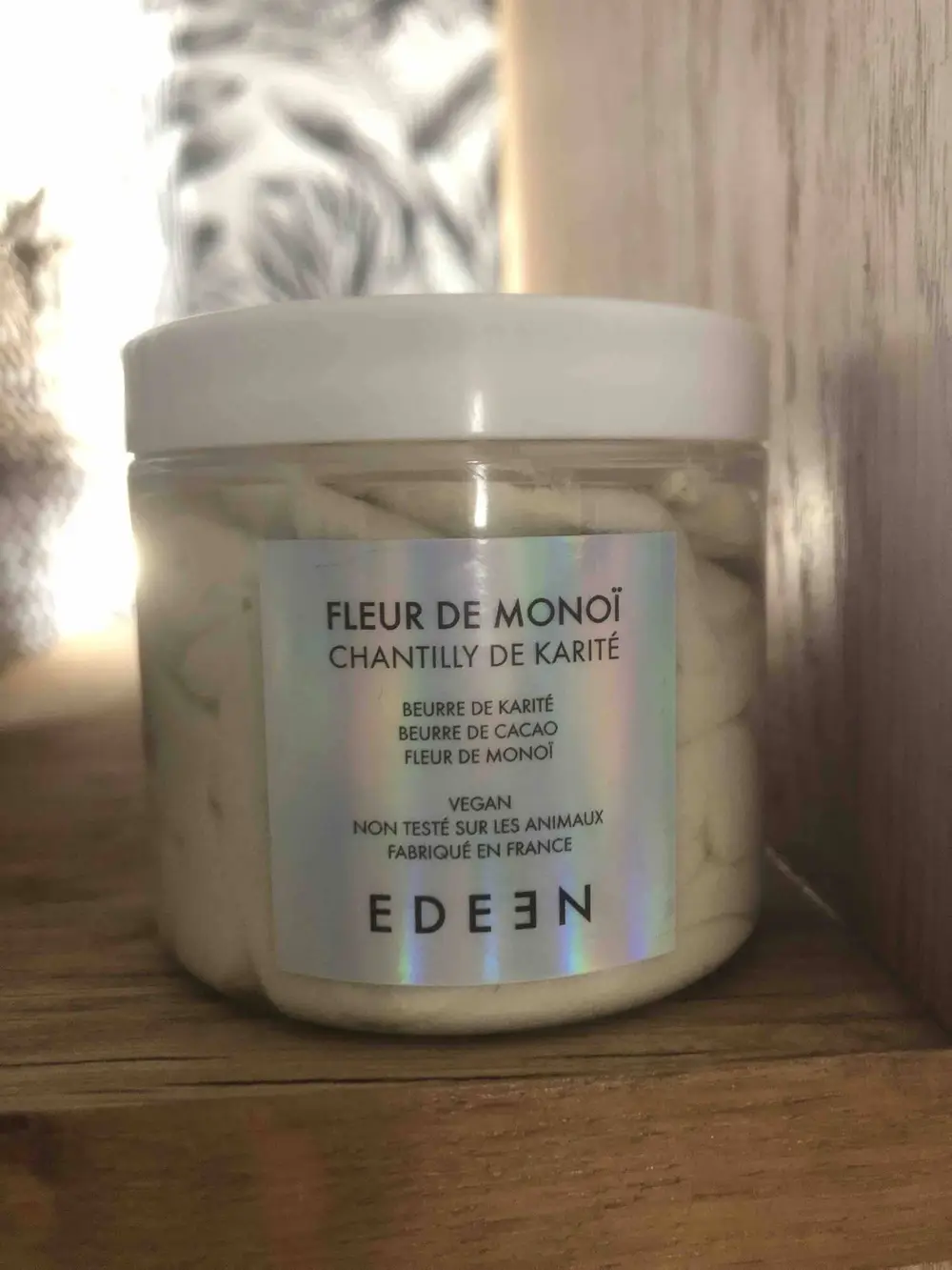 EDEEN - Fleur de monoï - Chantilly de karité