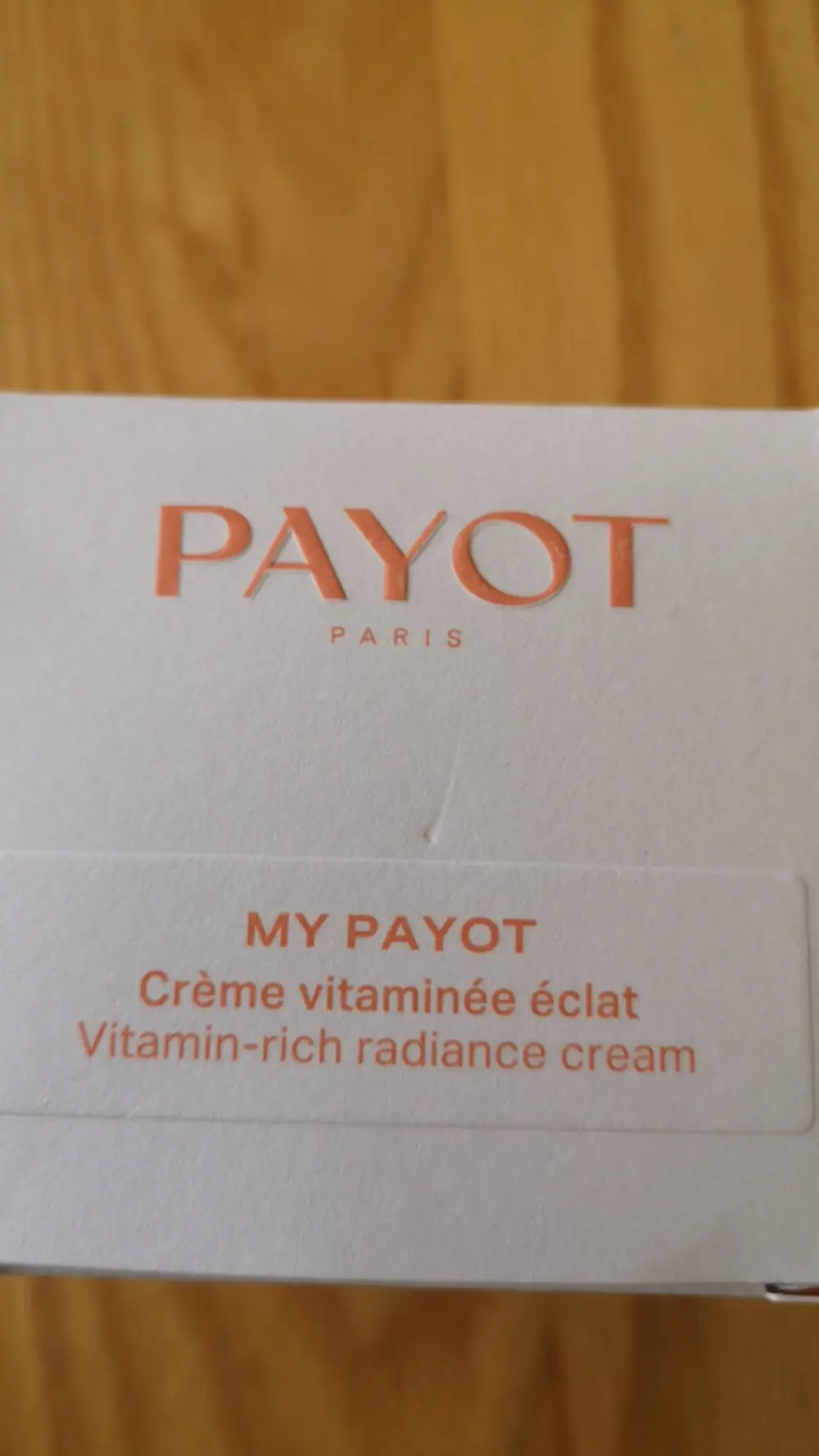 PAYOT - My payot - Crème vitaminée éclat