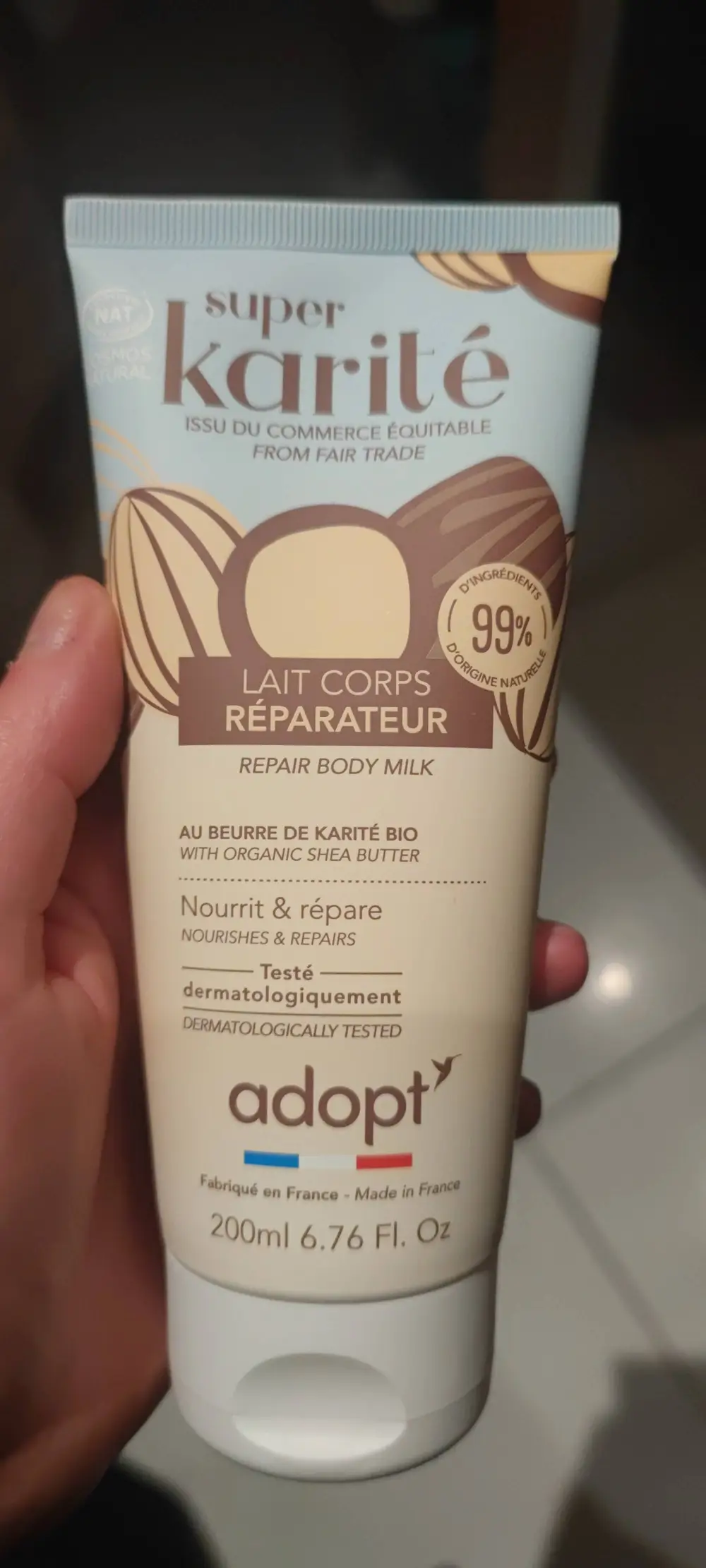 ADOPT' - Super karité - Lait corps réparateur