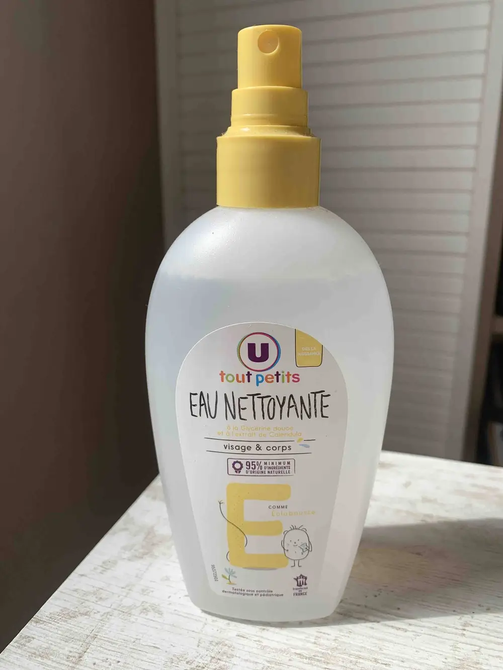 U TOUT PETITS - Eau nettoyante visage & corps