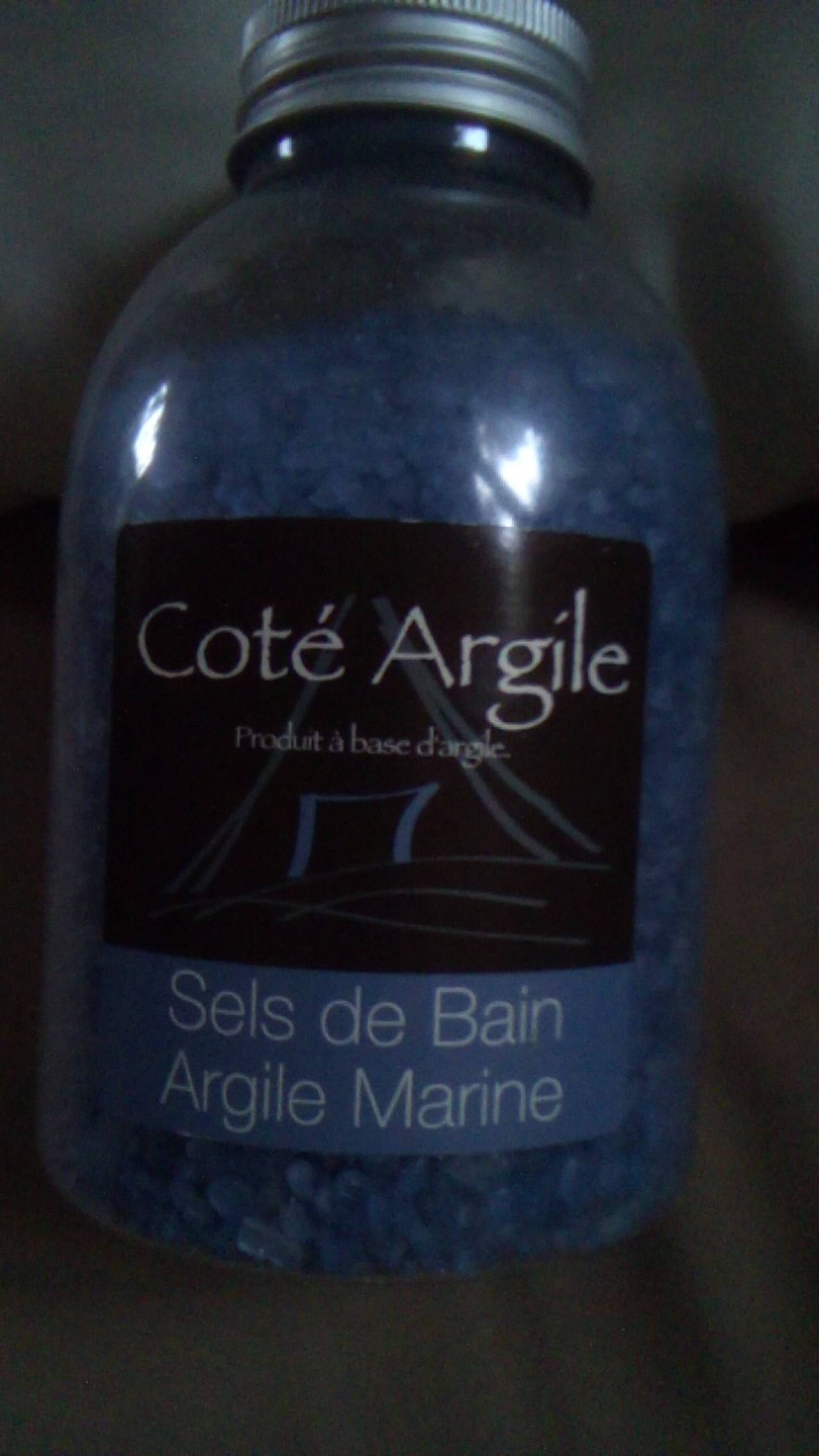 COTE ARGILE - Argile marine - Sels de bain