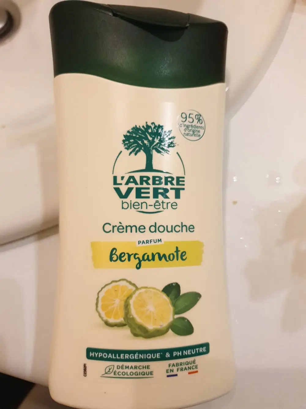 L'ARBRE VERT - Bergamote - Crème douche