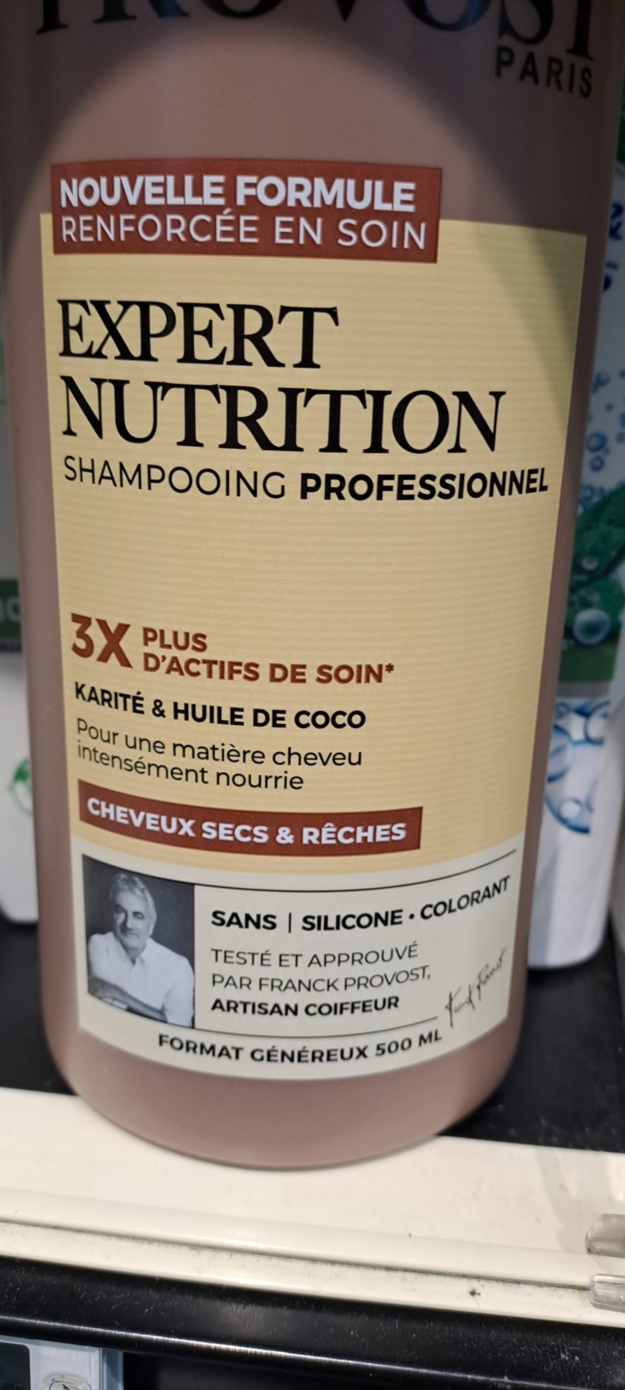 FRANCK PROVOST PARIS - Expert nutrition shampooing professionnel- cheveux secs et rêches