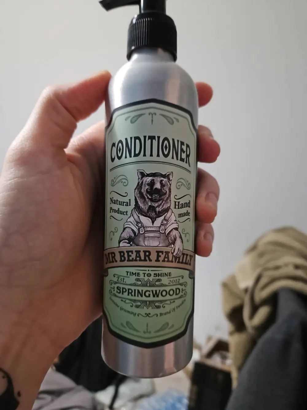 MR BEAR FAMILY - Conditioner springwood_après shampooing