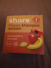 SHARE - Festes shampoo granatapfel & avocado