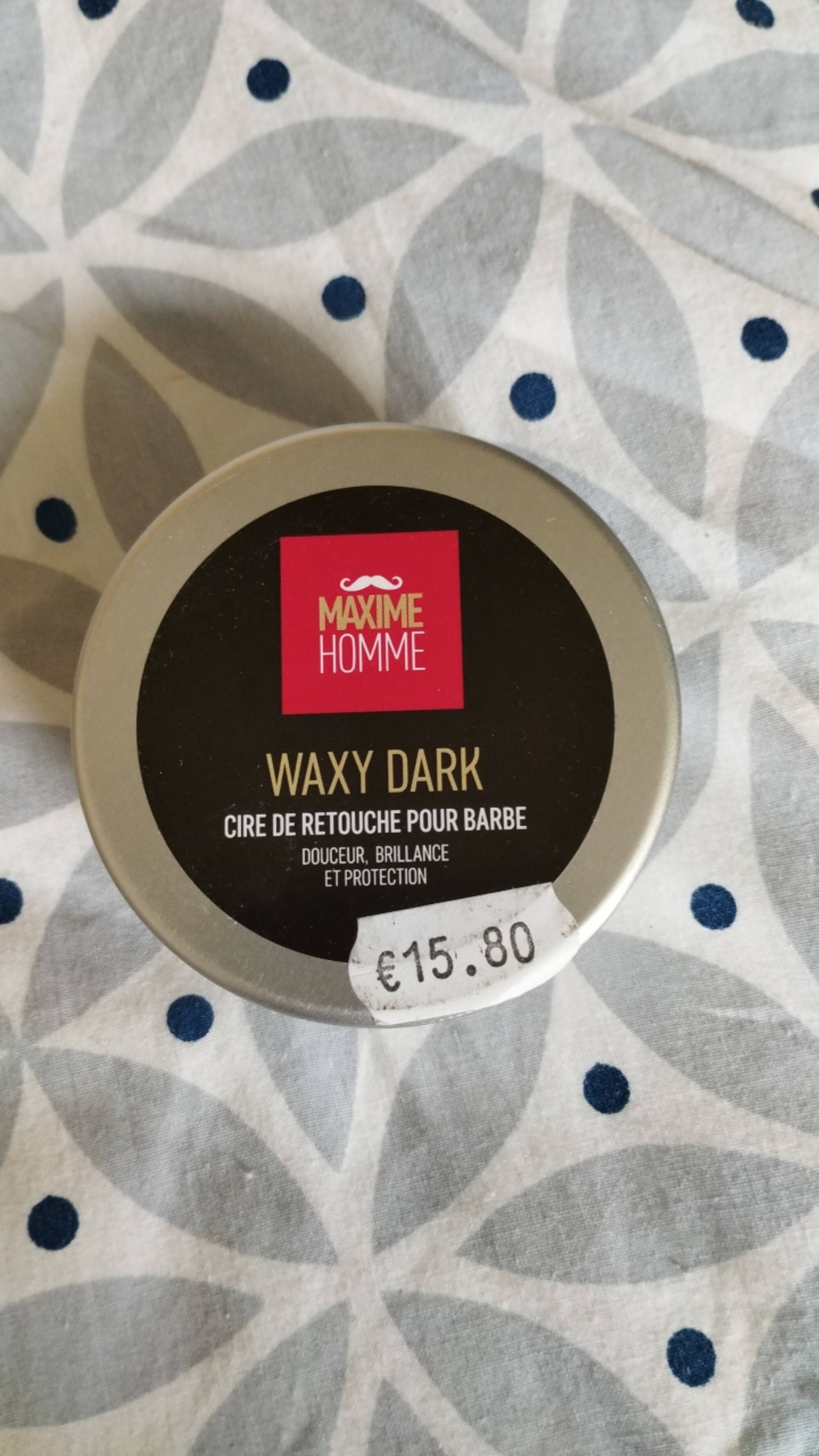 MAXIME HOMME - Waxy dark - Cire de retouche pour barbe