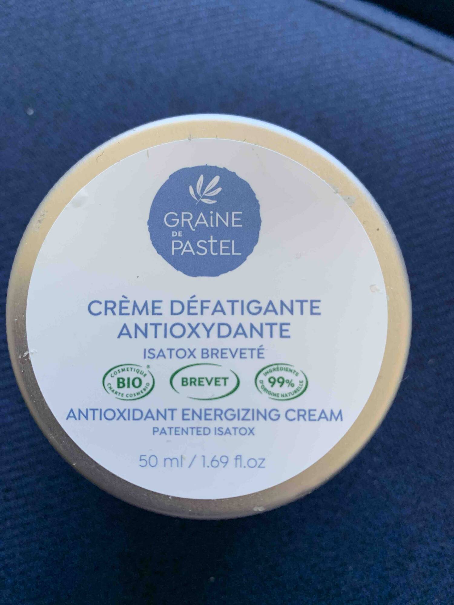 GRAINE DE PASTEL - Antioxydante - Crème défatigante