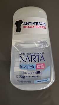 NARTA - Anti-transpirant invisible efficacité 48h