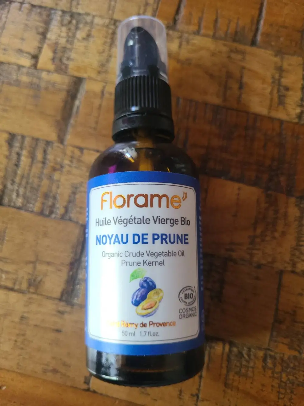 FLORAME - Noyau de Prune - Huile végétale vierge bio