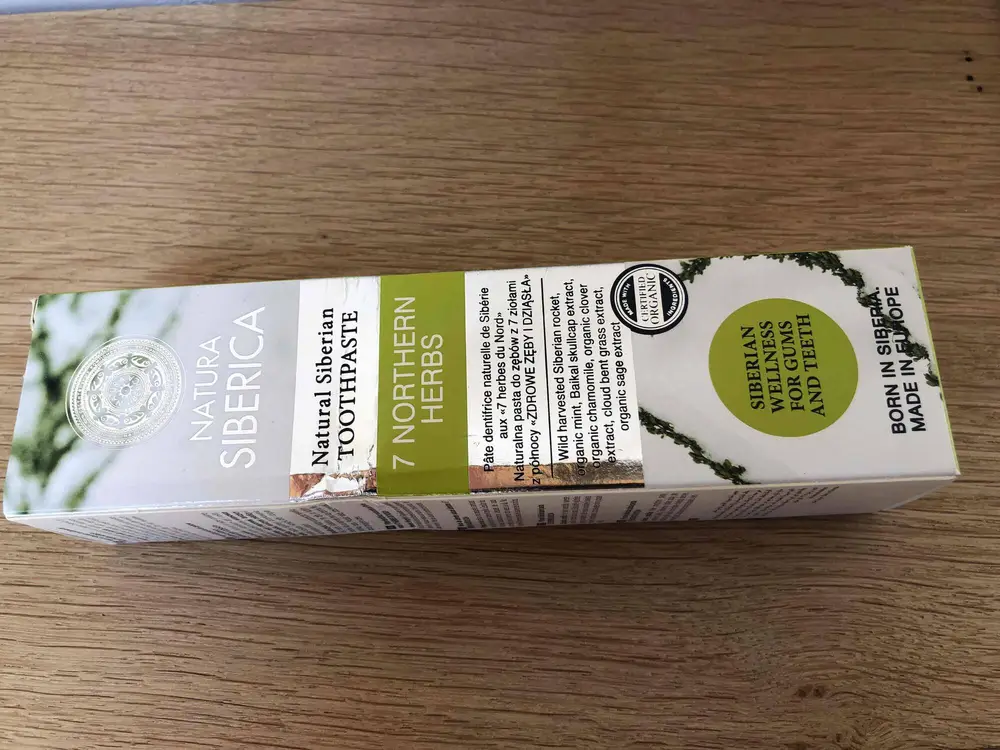 NATURA SIBERICA - 7 northern herbs - Natural siberian toothpaste