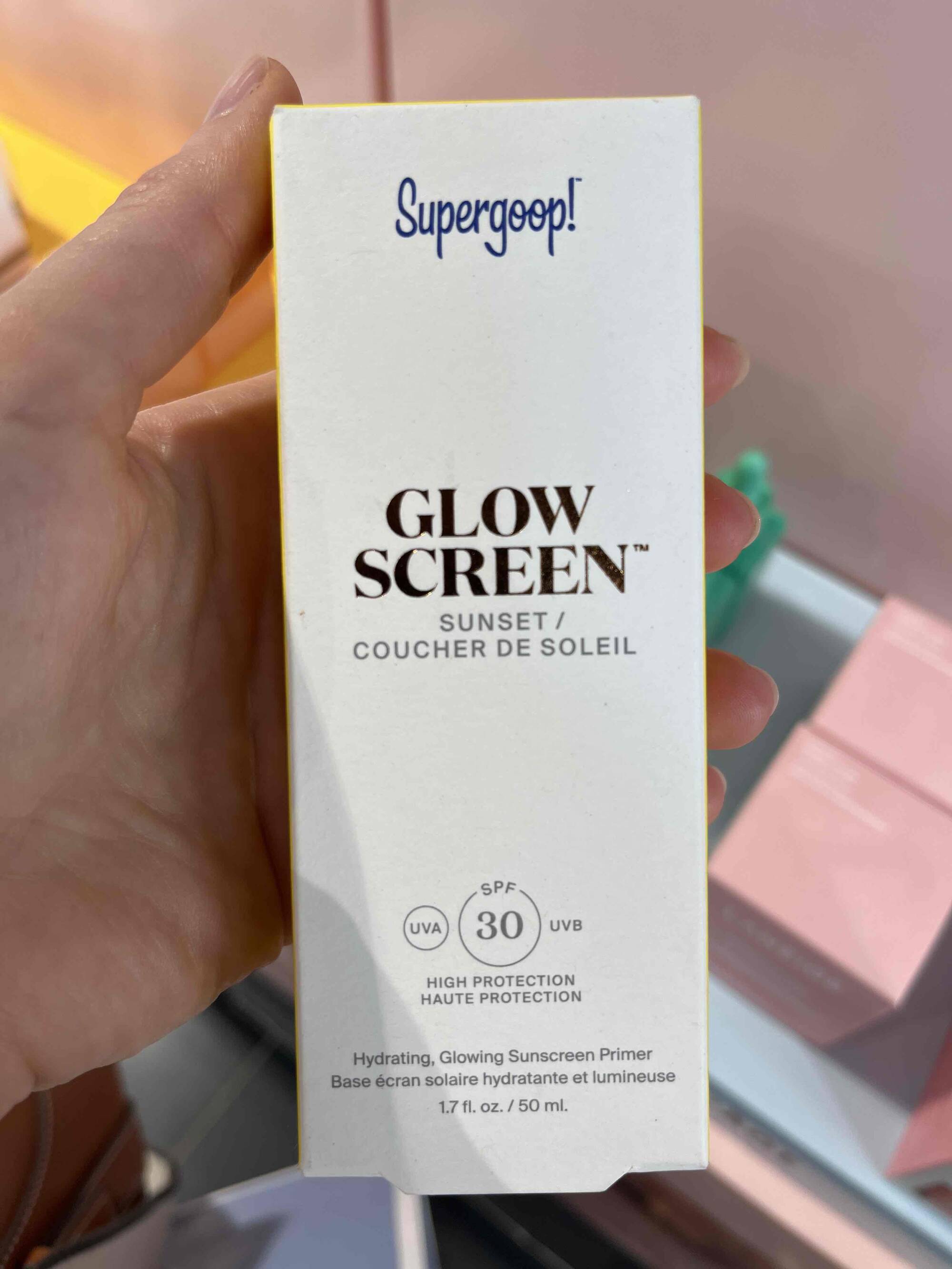 SUPERGOOP! - Glow screen - Base écran solaire spf 30