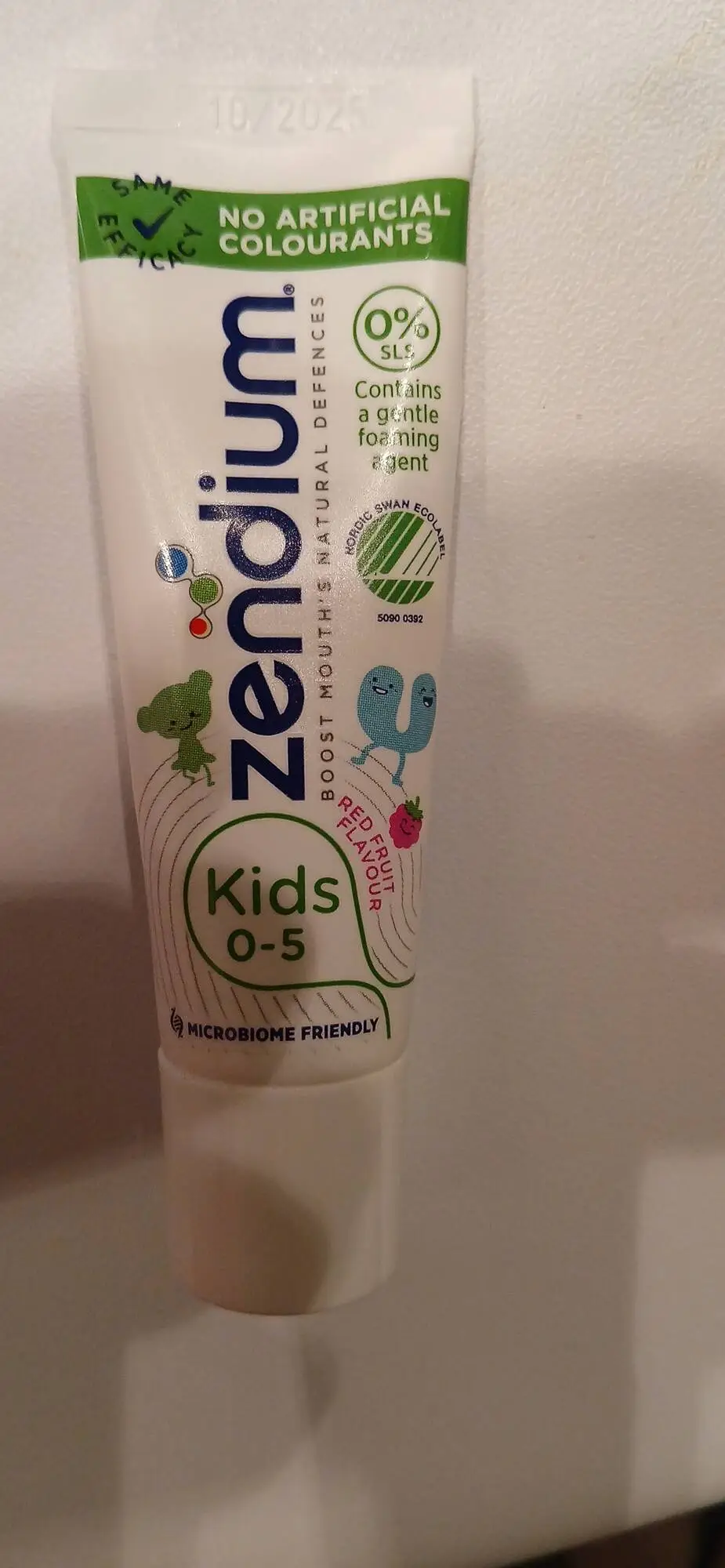 ZENDIUM - Red fruit flavour - Kids toothpast 