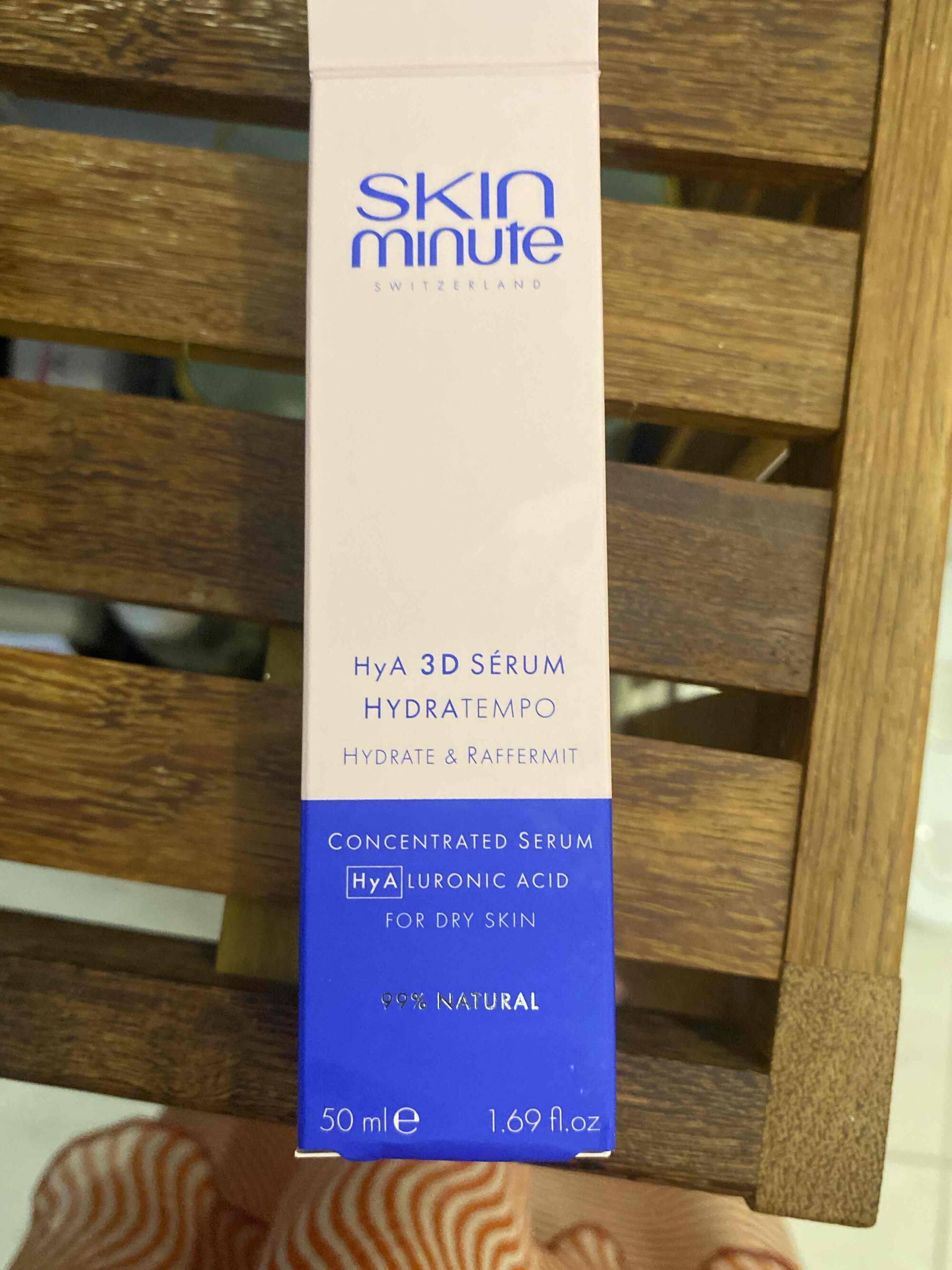 SKIN MINUTE - Hya 3D sérum hydratempo