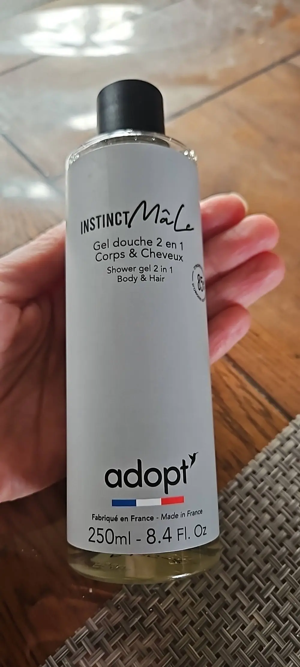 ADOPT' - Instinct mâle - Gel douche 2 en 1
