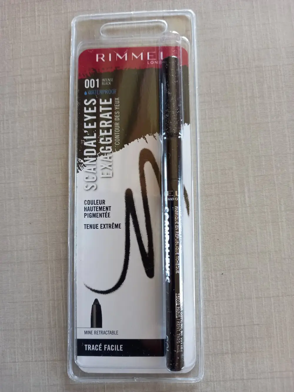 RIMMEL - Scandal'eyes exaggerate 001 intense black