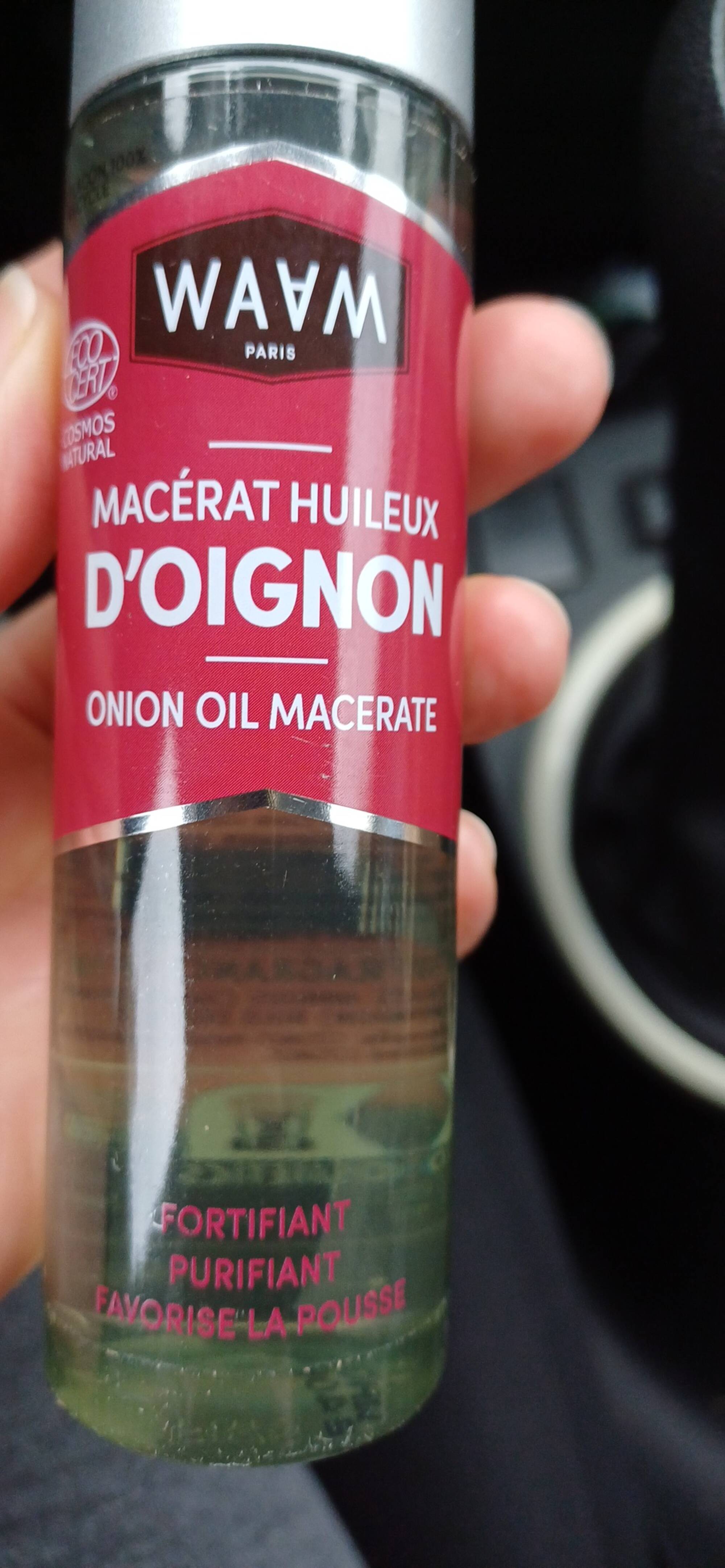 WAAM - Macérat huileux d'oignon