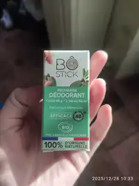 BÔ STICK - Déodorant parfum lait d'amandier