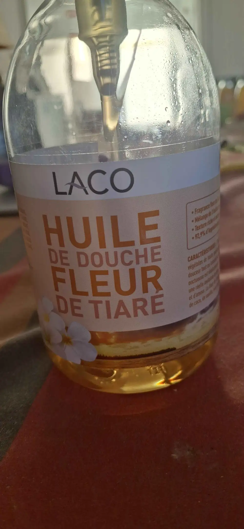 LACO - Huile de douche fleur de tiaré