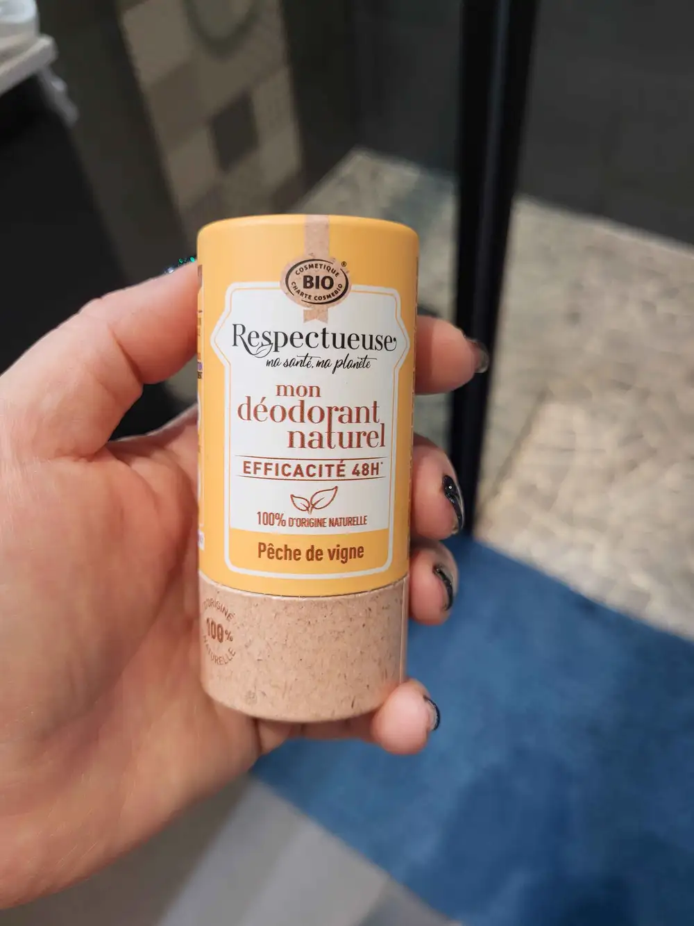 RESPECTUEUSE - Mon déodorant naturel pêche de vigne 48h
