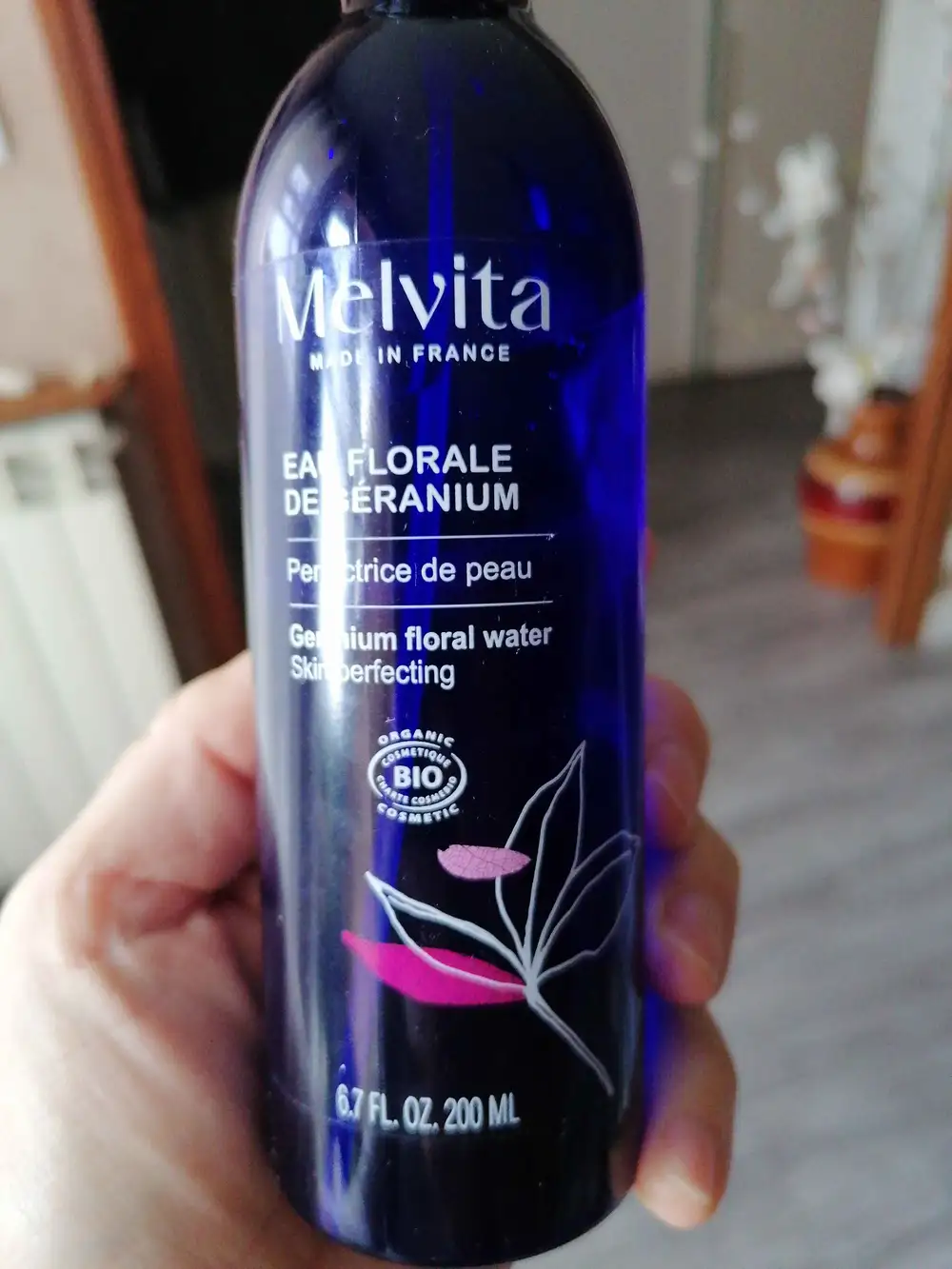 MELVITA - Eau florale de géranium 