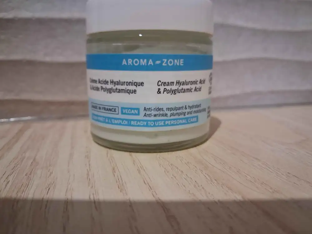 AROMA-ZONE - Crème acide hyaluronique & acide polyglutamique