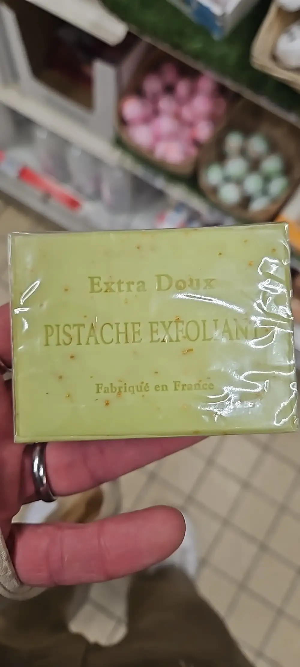 DMP - Savon extra doux pistache exfoliant