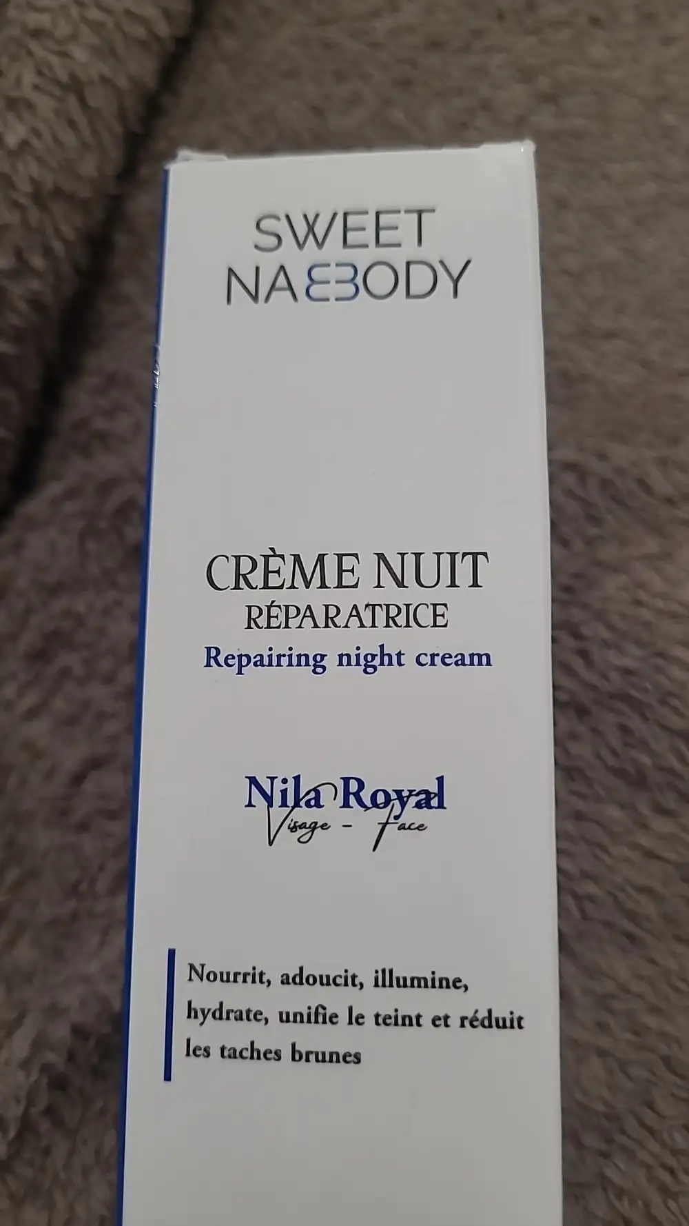 SWEET NAB BODY - Nila royal - Crème nuit réparatrice