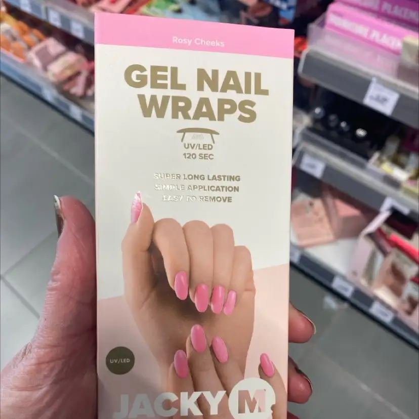 JACKY M - Gel nail wraps rosy cheeks