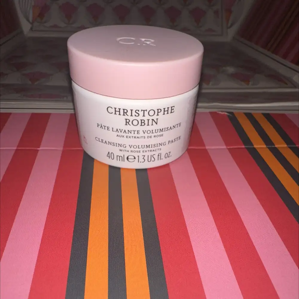 CHRISTOPHE ROBIN - Pâte lavante volumisante aux extraits de rose