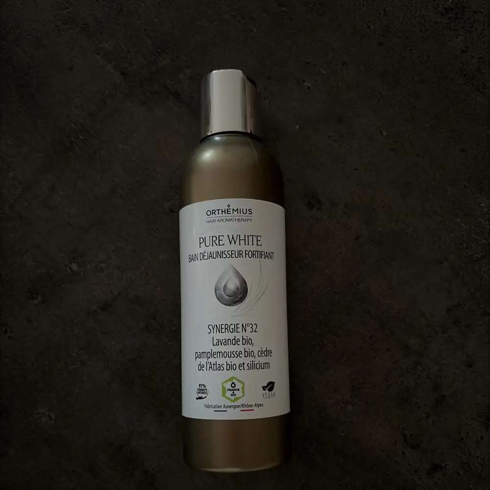 ORTHEMIUS - Pure white - Bain déjaunisseur fortifiant synergie n°32