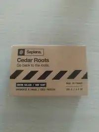 SAPIENS - Cedar Roots - Savon solide