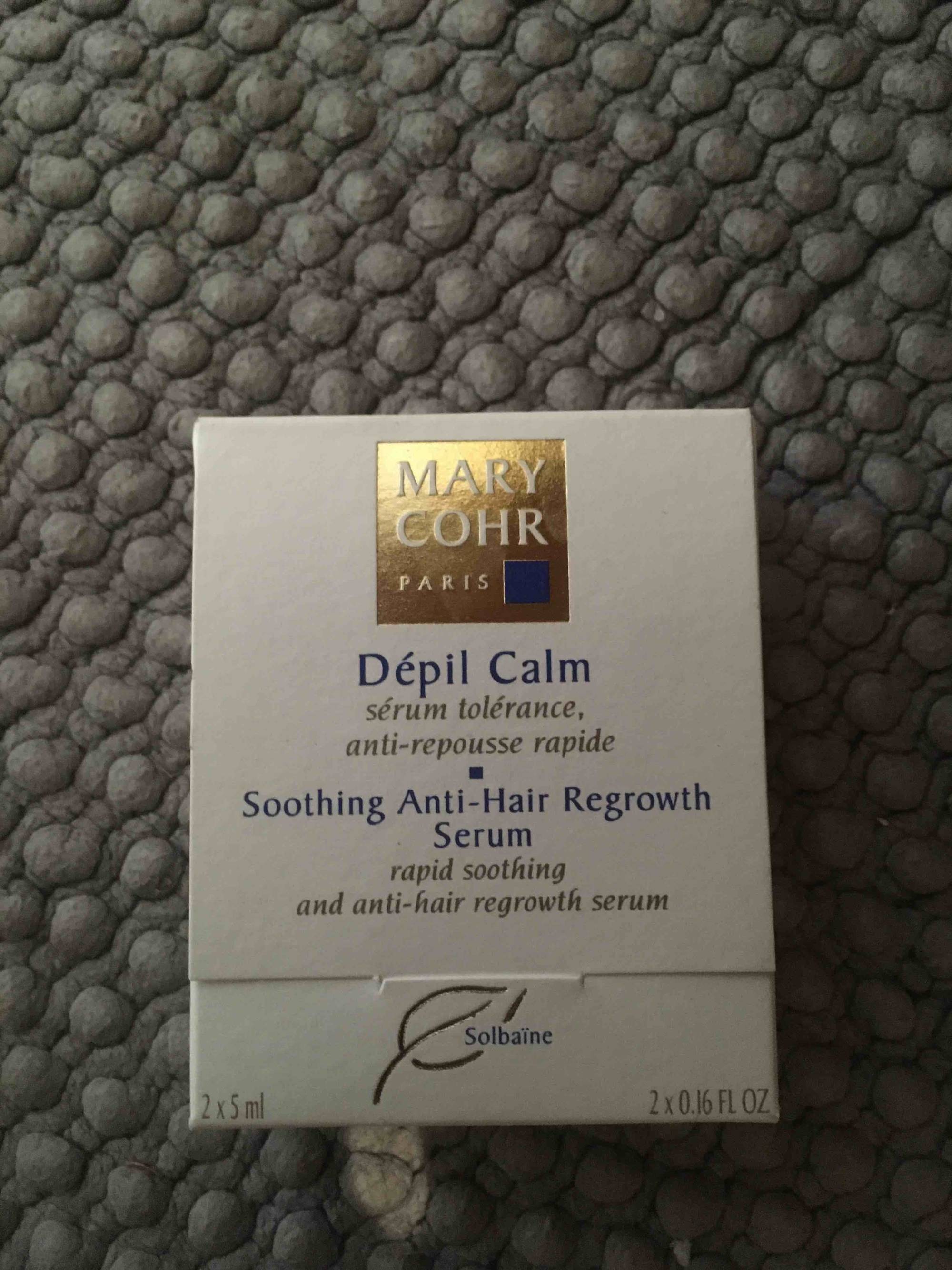 MARY COHR - Dépil calm - Sérum anti-repousse rapide